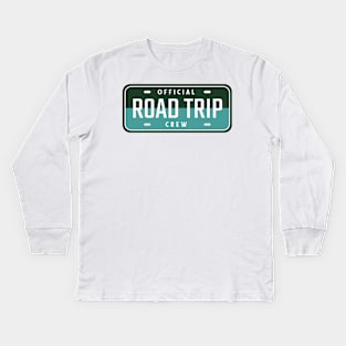 Official Roadtrip Crew Kids Long Sleeve T-Shirt